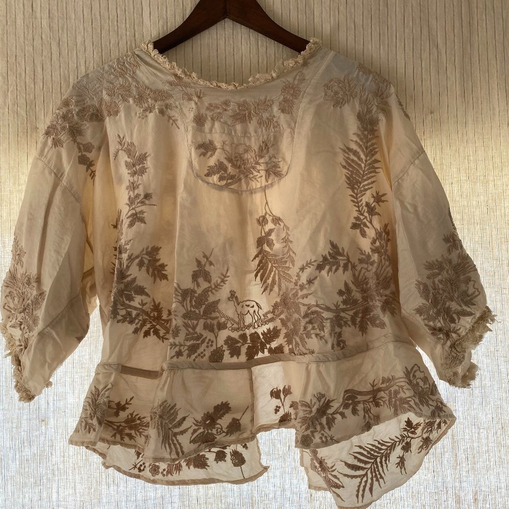 Magnolia Pearl Cream Stitched Top